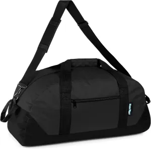 12 Pack 30” Bulk Duffle Bags Wholesale for Homeless, Sports, and Duffle Bags for Travel in 5 Black Only