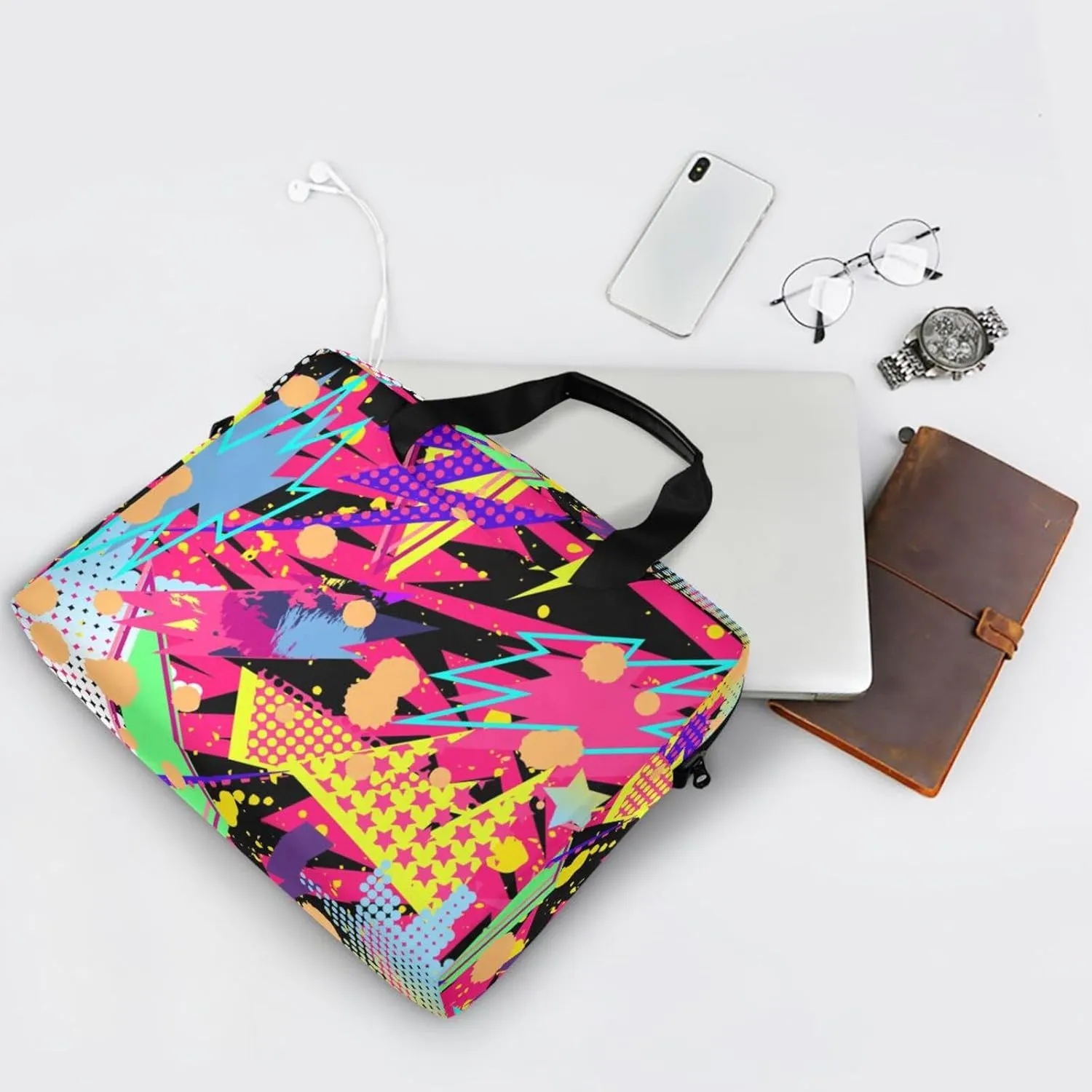 16 inch Laptop Bag Messenger Shoulder Bag for Laptop or Tablet Sleek Durable & Non-Slip Multicolor 1