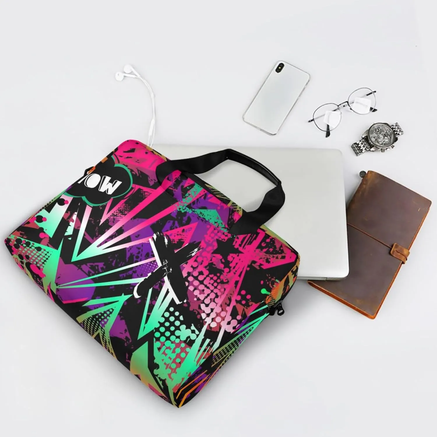 16 inch Laptop Bag Messenger Shoulder Bag for Laptop or Tablet Sleek Durable & Non-Slip Multicolor 1