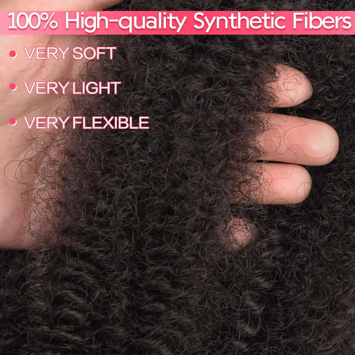 18 Inch Marley Twist Braiding Hair 8 Packs Cuban Twist Hair for Black Women Kinky Twist Hair Extensions(18 Inch,8Pack,#4)