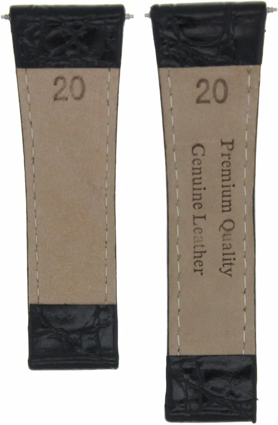 20mm Leather Watch Band Strap Compatible with Rolex Daytona 16518, 16519 Matte Finish