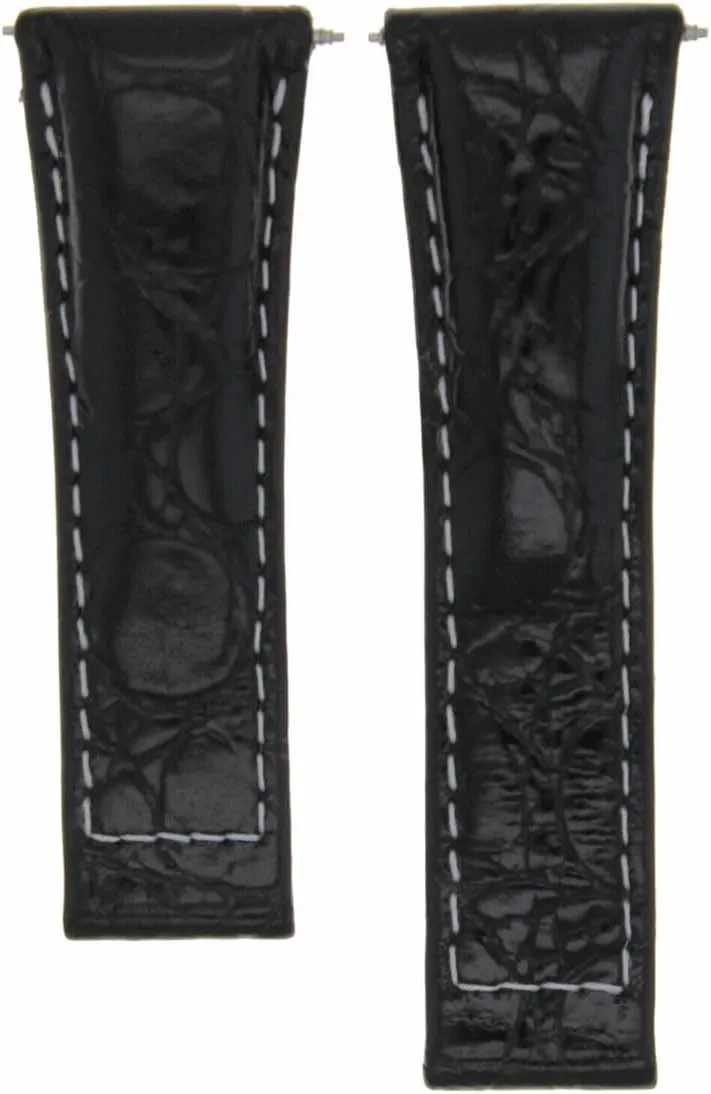 20mm Leather Watch Band Strap Compatible with Rolex Daytona 16518, 16519 Matte Finish