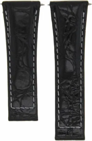 20mm Leather Watch Band Strap Compatible with Rolex Daytona 16518, 16519 Matte Finish