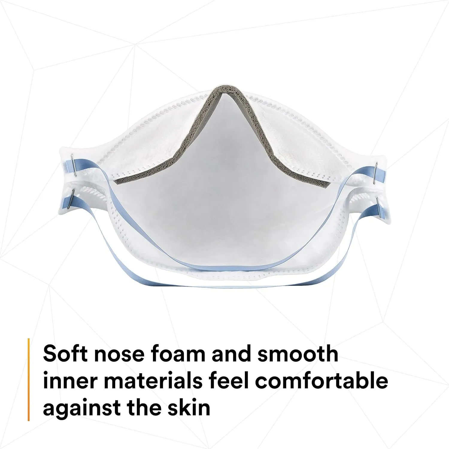 3M Aura Particulate Respirator 9205 , N95, Pack of 20 Disposable Respirators, Individually Wrapped, 3 Panel Flat Fold Design Allows for Facial Movements, Comfortable, NIOSH Approved, Smoke