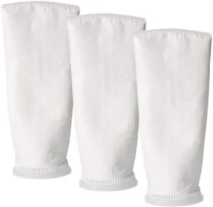 4 Inch Ring by 15 Inch Long Filter Socks 1 Micron - Aquarium Sump Pond Felt Fabric Filter Bag - 3 Pack (1 Micron)