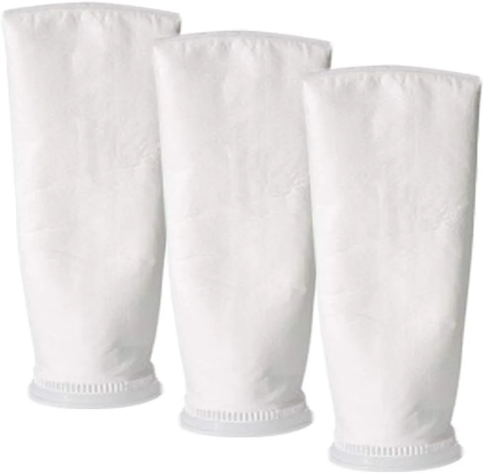 4 Inch Ring by 15 Inch Long Filter Socks 1 Micron - Aquarium Sump Pond Felt Fabric Filter Bag - 3 Pack (1 Micron)