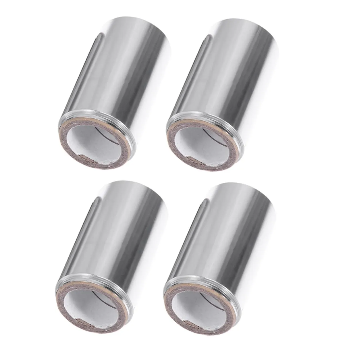 4Rolls Hair Foil for Coloring and Perming Tin Foil for Salon Use Design Accelerates Hair Treatment for Highlights and Lowlights