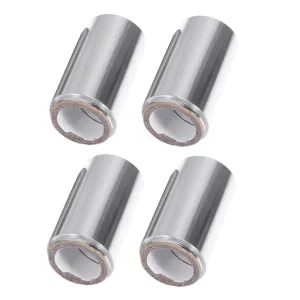 4Rolls Hair Foil for Coloring and Perming Tin Foil for Salon Use Design Accelerates Hair Treatment for Highlights and Lowlights