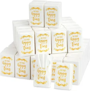 60-Pack Wedding Facial Tissue Souvenirs for Guests - Welcome Bag Party Favors and Bulk Pocket-Size Travel Packs - Pocket Tissues Travel Pack