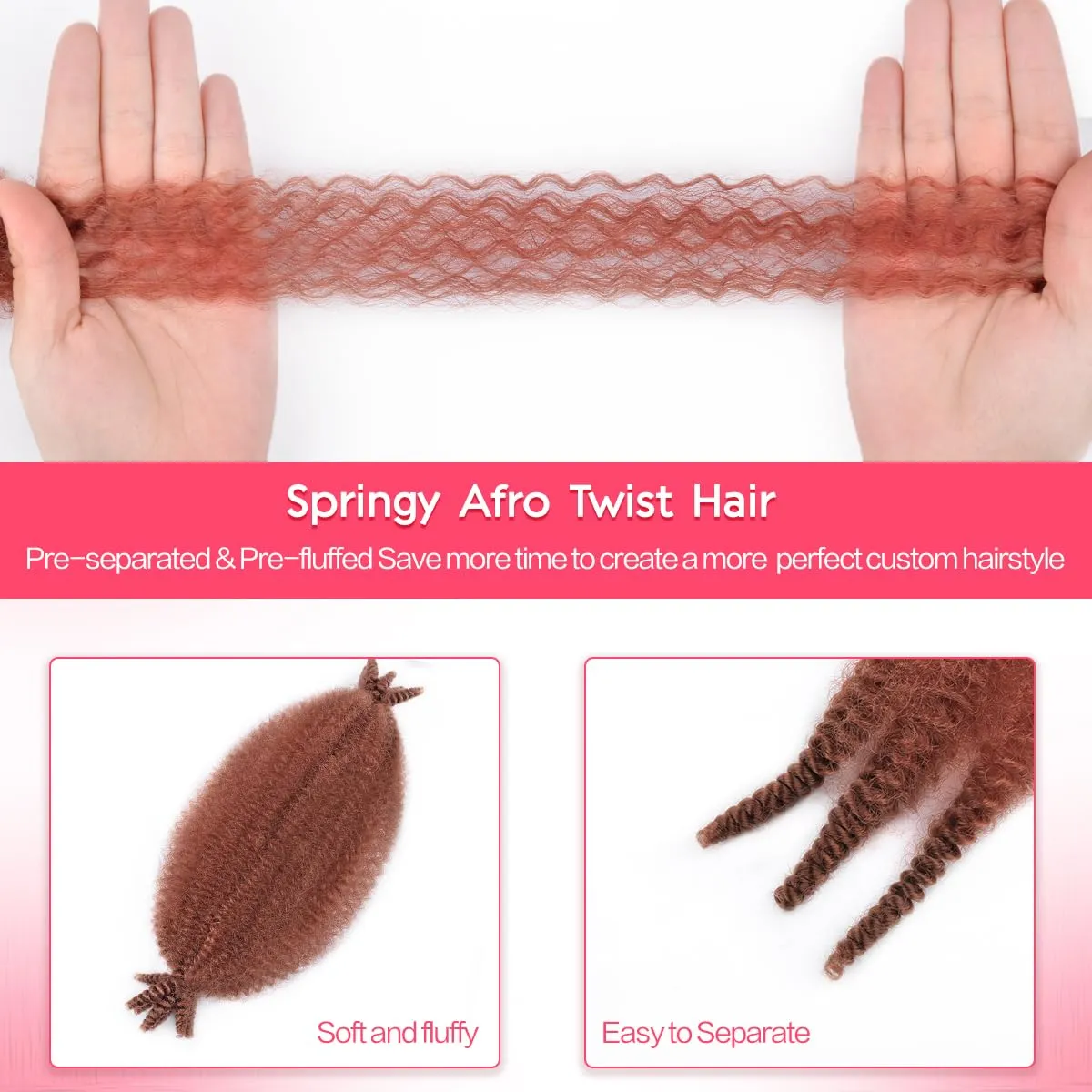 8Packs Cuban Twist Hair 12 Inch Short Spring Twsit Hair for Butterfly Synthetic Marley Twist Braiding Hair for Women(12 Inch,8Pack,#350)