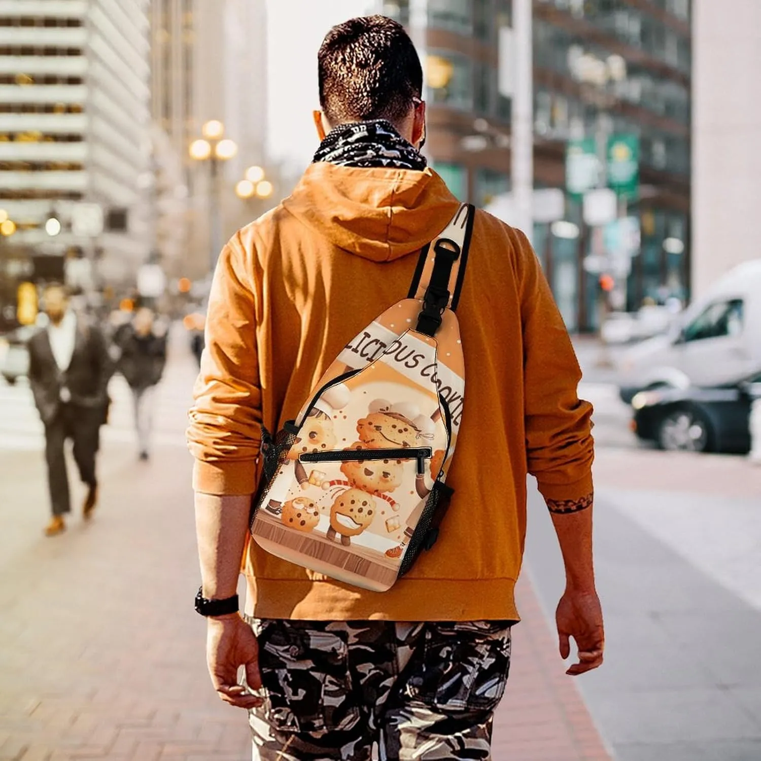 A Range of Sea Creatures Sling Bag Crossbody Bags Cross Body Bag Fanny Packs Chest Bags Sling Purses for Travel