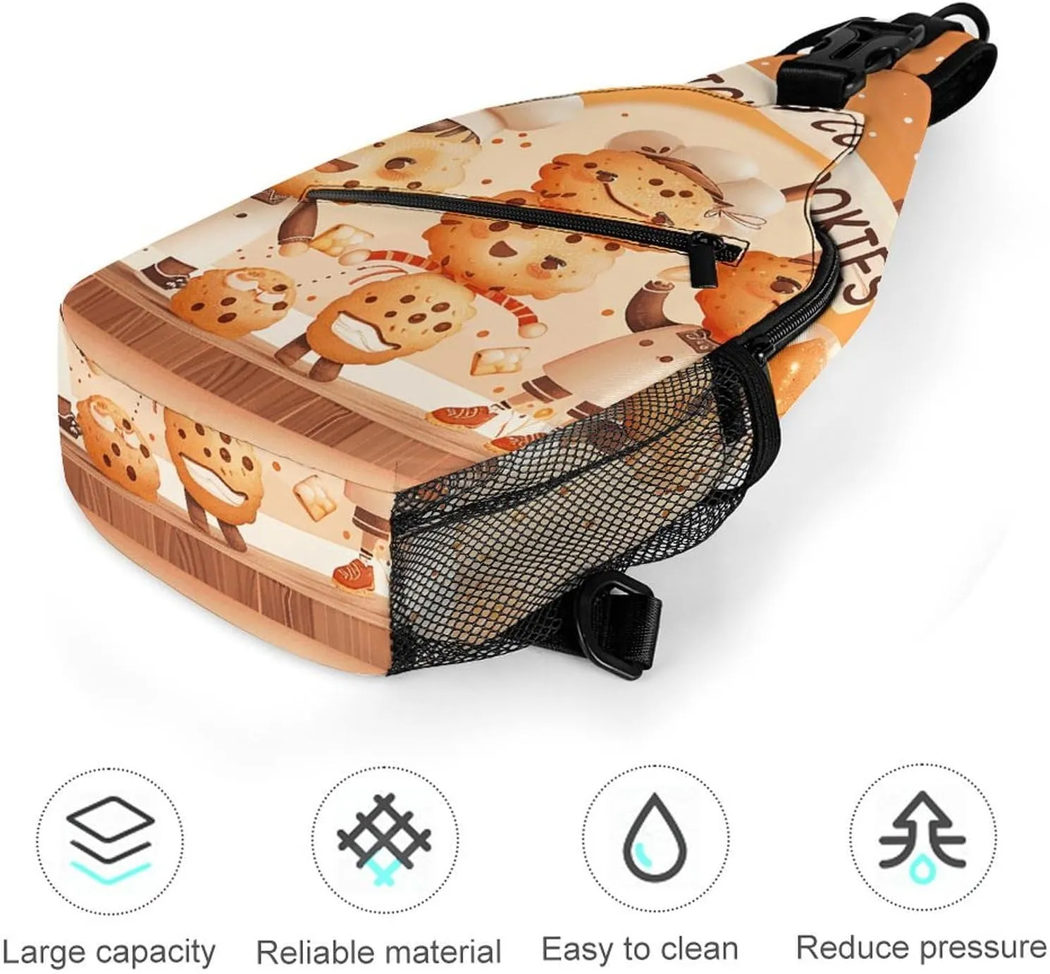 A Range of Sea Creatures Sling Bag Crossbody Bags Cross Body Bag Fanny Packs Chest Bags Sling Purses for Travel