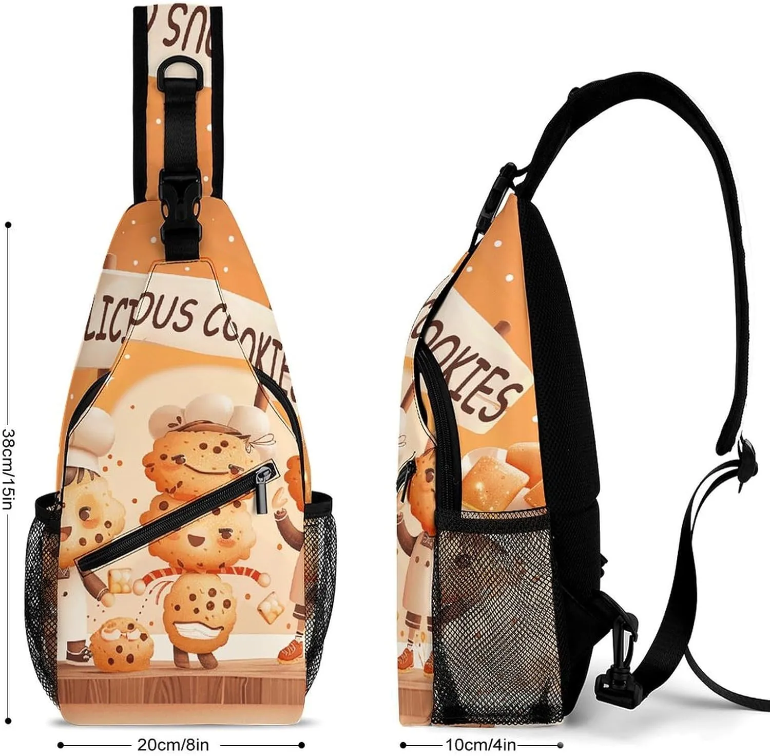 A Range of Sea Creatures Sling Bag Crossbody Bags Cross Body Bag Fanny Packs Chest Bags Sling Purses for Travel