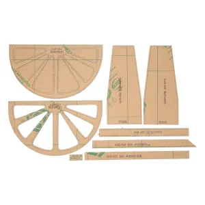 Acrylic Shoulder Bag Pattern Stencil Template Transparent for Crafts