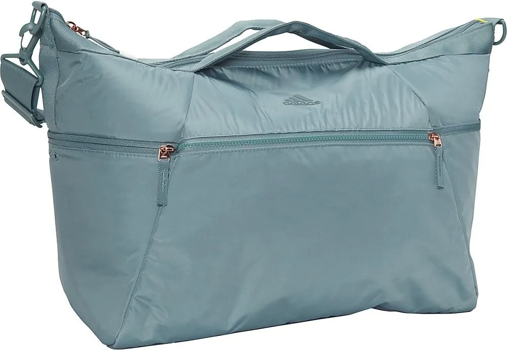 adidas Women's Studio Duffel Bag, Legend Earth Green/Grey Jersey/Black, One Size