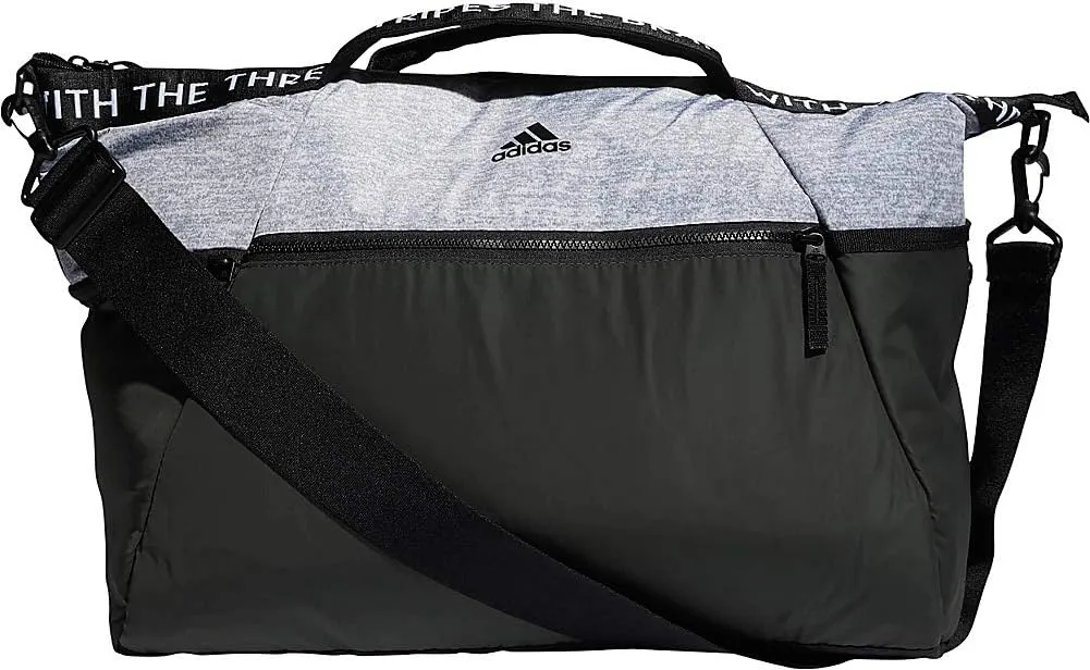 adidas Women's Studio Duffel Bag, Legend Earth Green/Grey Jersey/Black, One Size