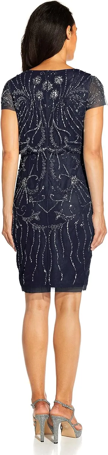 Adrianna Papell Women's Beaded Cocktail Dress