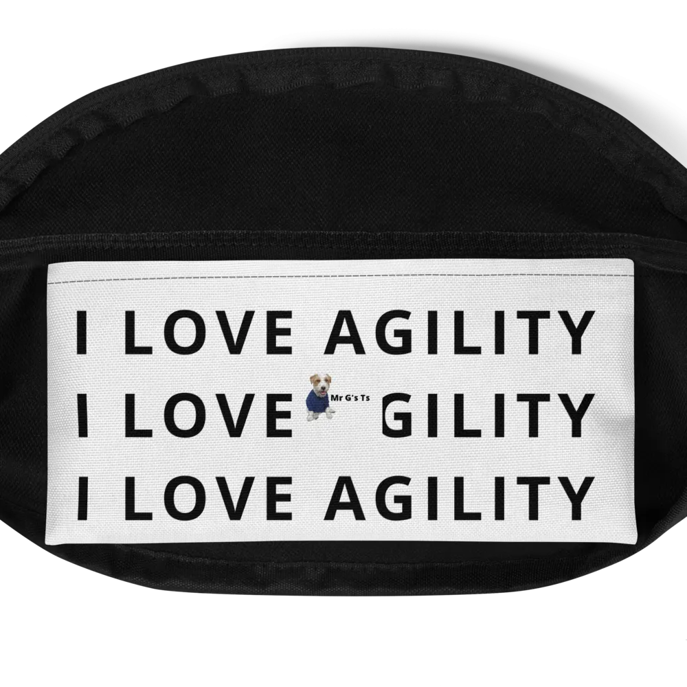 Agility MACH Smile Fanny Pack-White
