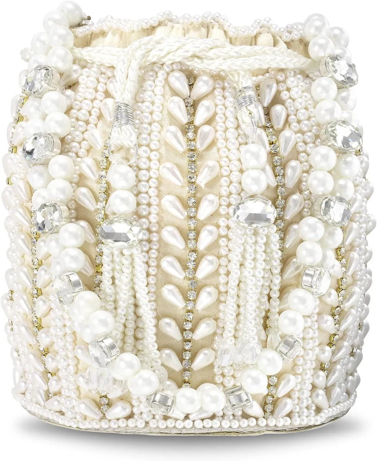 Aheli Potli Bags Gift for Women Evening Bag Clutch Ethnic Bride Purse with Drawstring