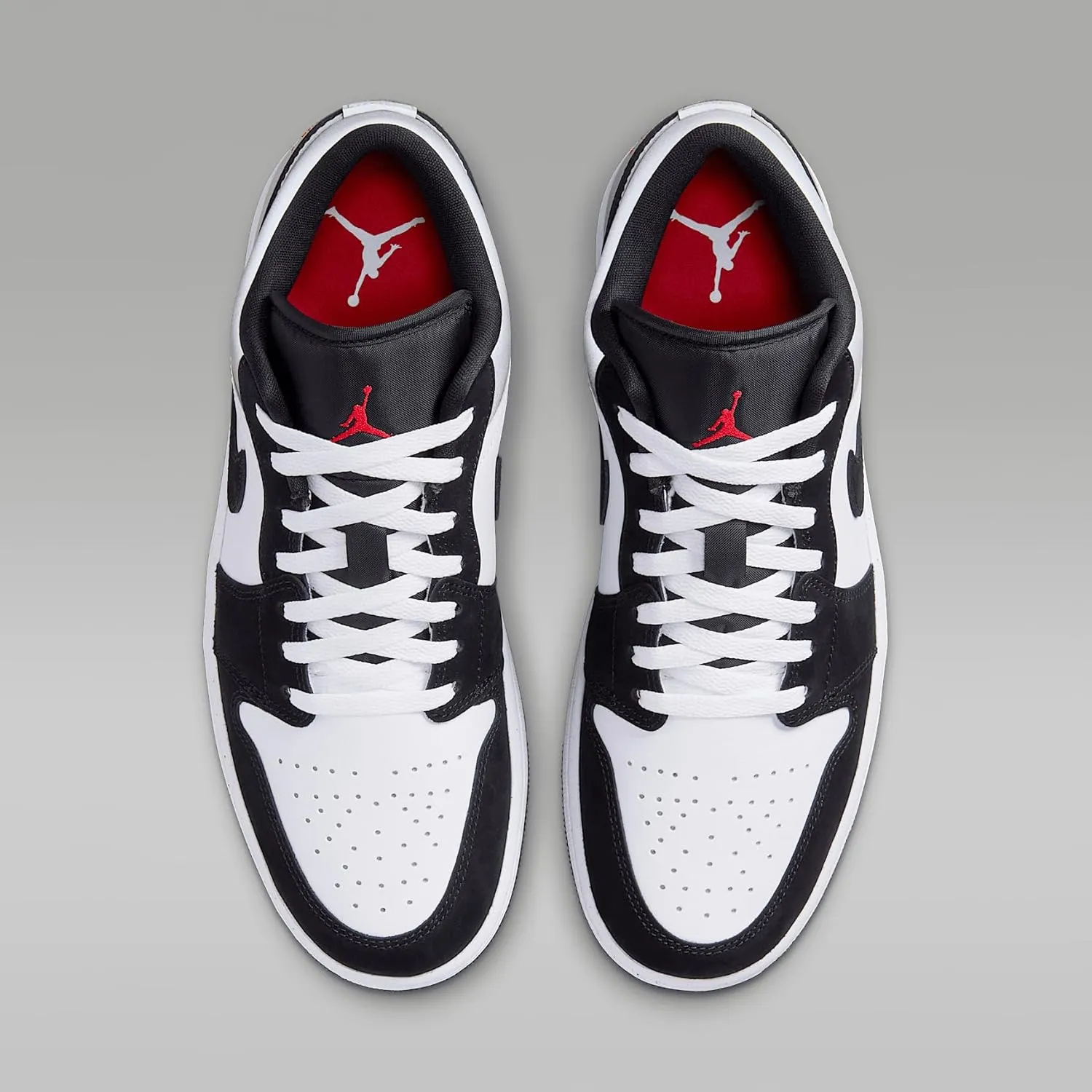 Air Jordan 1 Low SE Men's Shoes (HF3148-106, White/Black/Matte Silver/Fire Red)