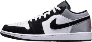 Air Jordan 1 Low SE Men's Shoes (HF3148-106, White/Black/Matte Silver/Fire Red)