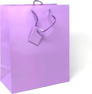 allgala Gift Bags, 12 Pack 13x10x5.5 Inch Large Lavender Gift Bags with Handles for Birthday, Wedding, Party Supplies, Baby Shower, Holidays, Chirstmas