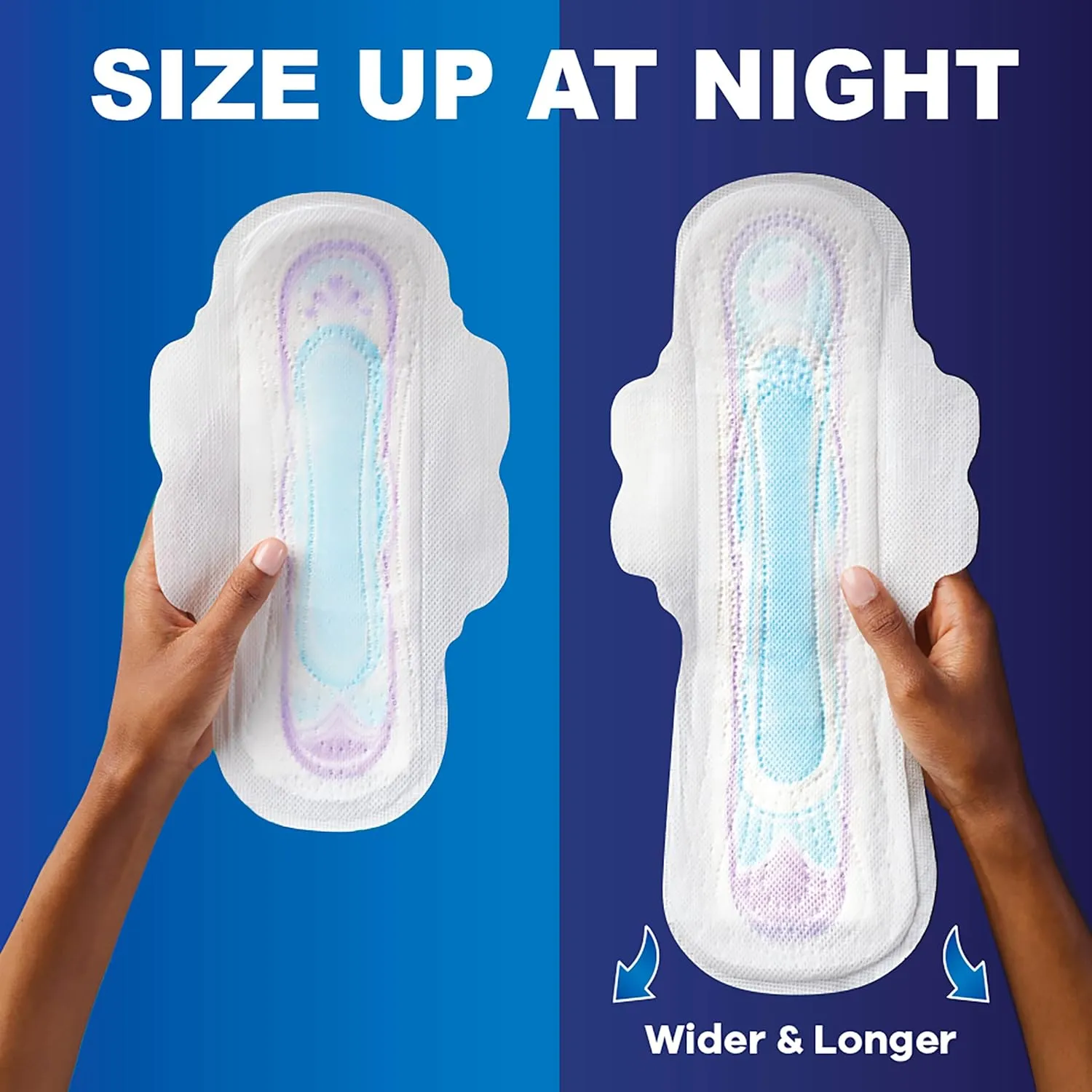 Always Ultra Thin Daytime Pads with Wings, Size 1, Regular, Unscented, 42 Counts x 3 Packs (126 Count Total)