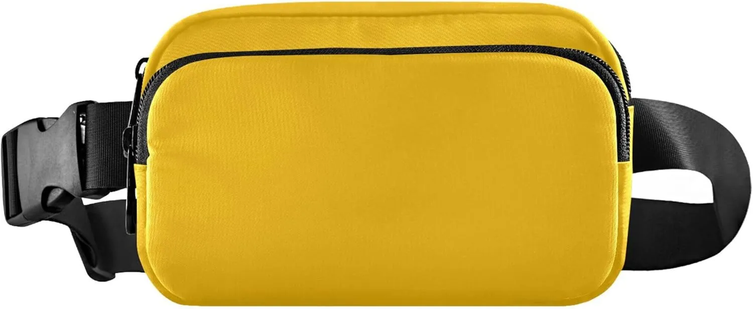 Amber Orange Waterproof Women Fanny Pack Belt Bag Hip Pouch Colorful Waist Pouch for Women