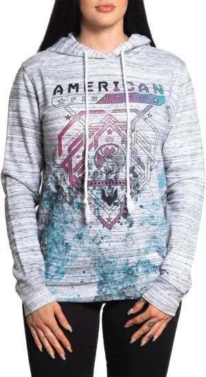 American Fighter Hoodie & Sweatshirt for Women. Pullover Hoodies for Women