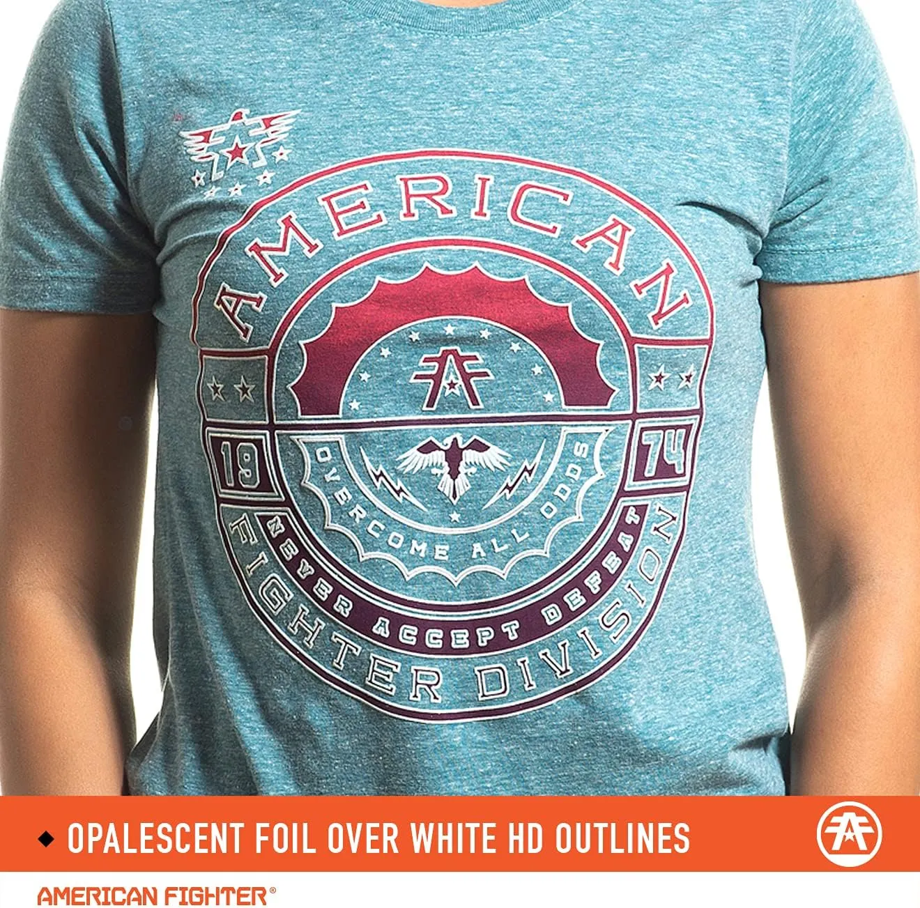 American Fighter T Shirts for Women Short Sleeve Womens Tshirts