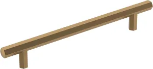 Amerock | Cabinet Pull | Champagne Bronze | 6-5/16 inch (160 mm) Center-to-Center | Caliber | 1 Pack | Drawer Pull | Cabinet Handle | Cabinet Hardware | Zinc