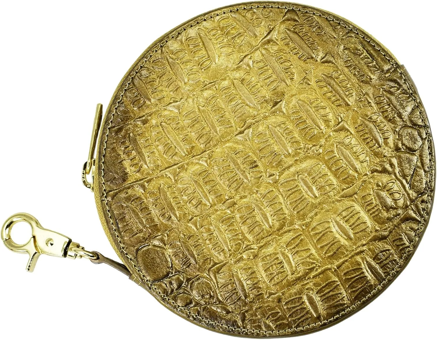 Anuschka Women's Original Hand Painted Genuine Vegetable Tanned Leather Round Coin Purse