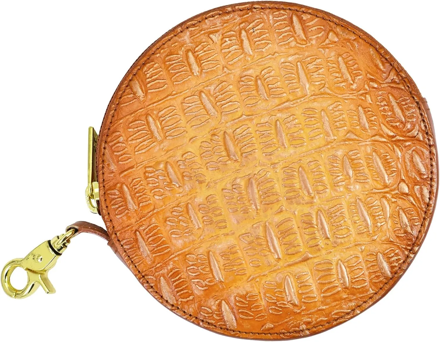 Anuschka Women's Original Hand Painted Genuine Vegetable Tanned Leather Round Coin Purse