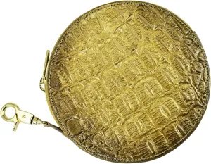 Anuschka Women's Original Hand Painted Genuine Vegetable Tanned Leather Round Coin Purse