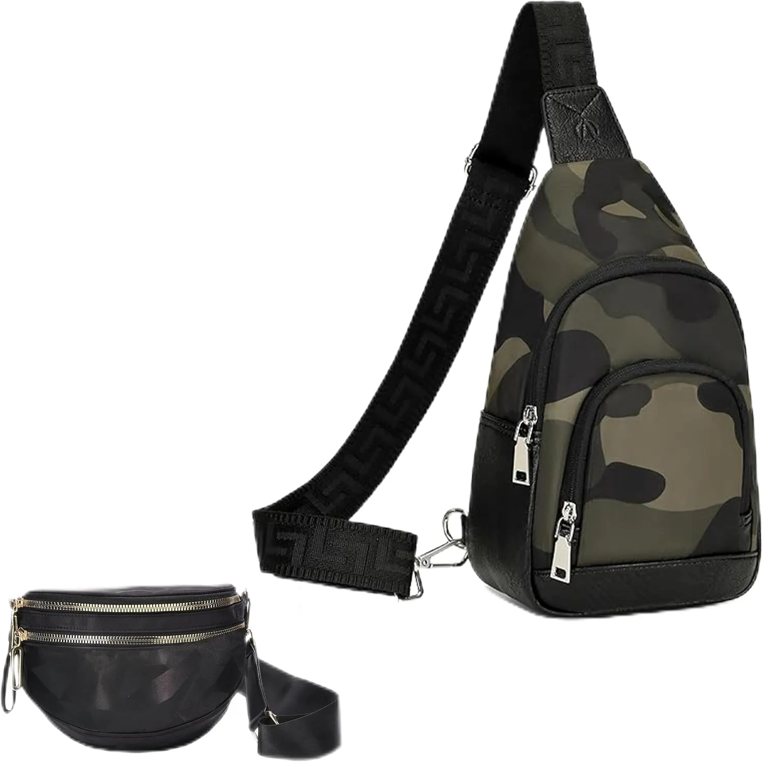 AO ALI VICTORY Sling Bag Crossbody Bags for Women, Fanny Packs for Women Chest Bag for Work Shopping