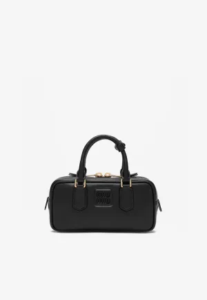 Arcadie Leather Top Handle Bag