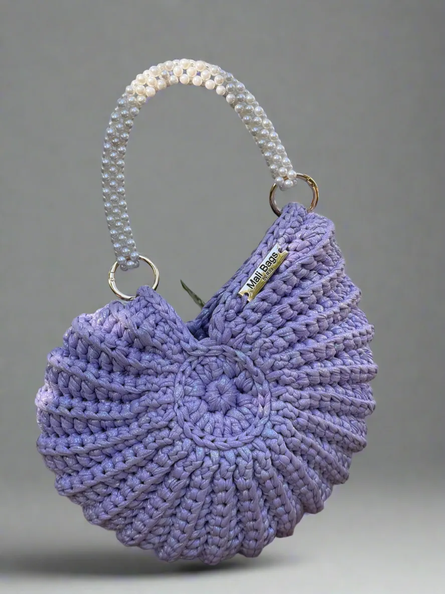 Ariel Round shell lilac mermaid