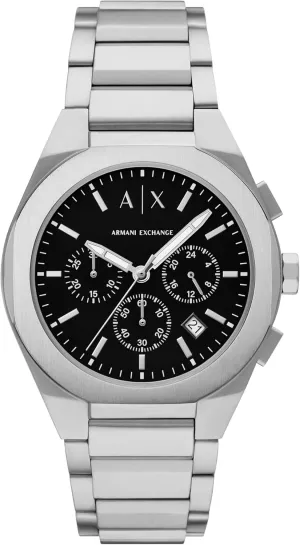 Armani Exchange A|X Chronograph Watch for Men; Men's Watch with Leather, Stainless Steel or Silicone Band