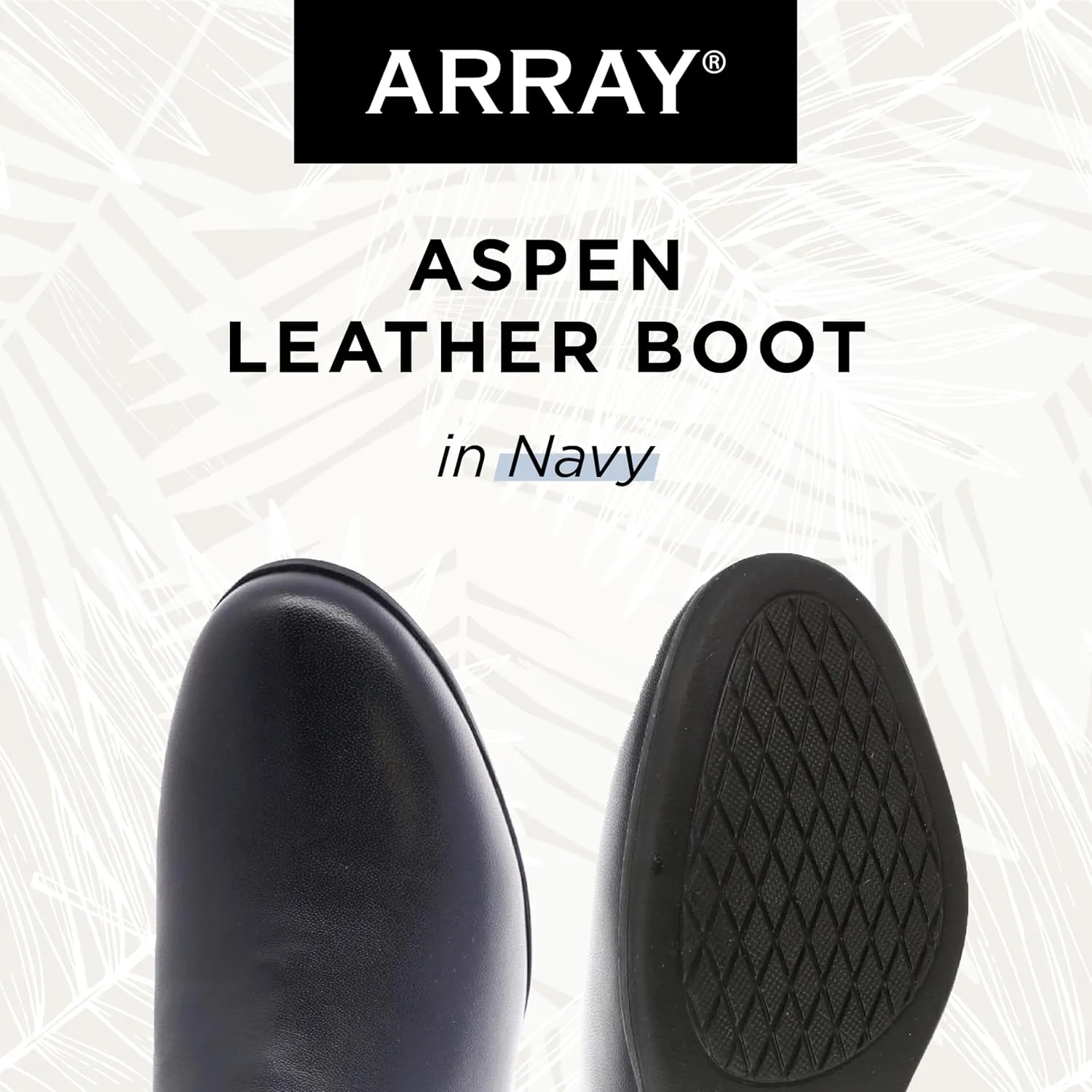 ARRAY Women's Aspen Leather Ankle Boot with Zipper