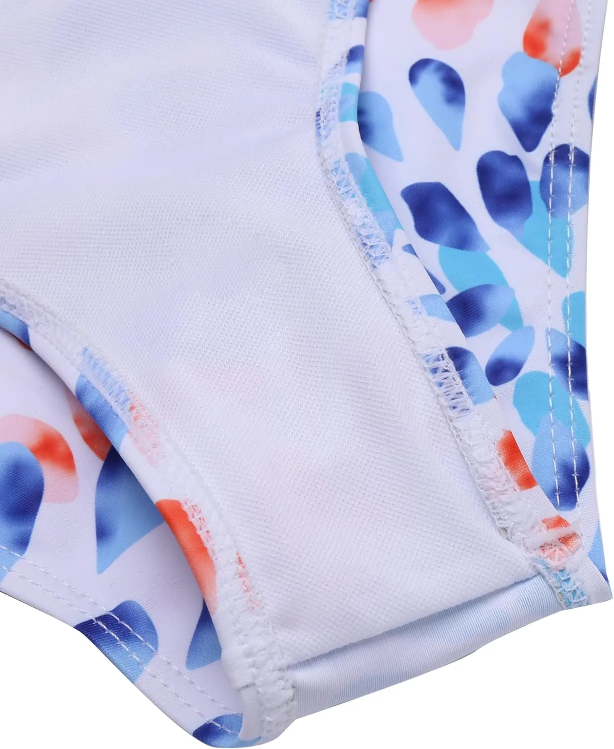 Arshiner Girls Bikini Beach Swimwear 2 Piece Swimsuits Floral Printing Bathing Suits for 4-15 Years