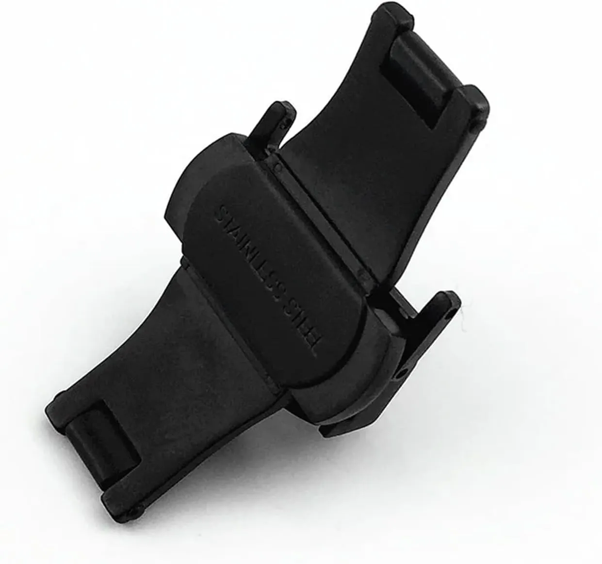 Automatic Buckle Stainless Steel Butterfly Buckle Matte Button Leather Watch Band 12mm 14mm 16mm 18mm 20mm 22mm Watchbands Clasp