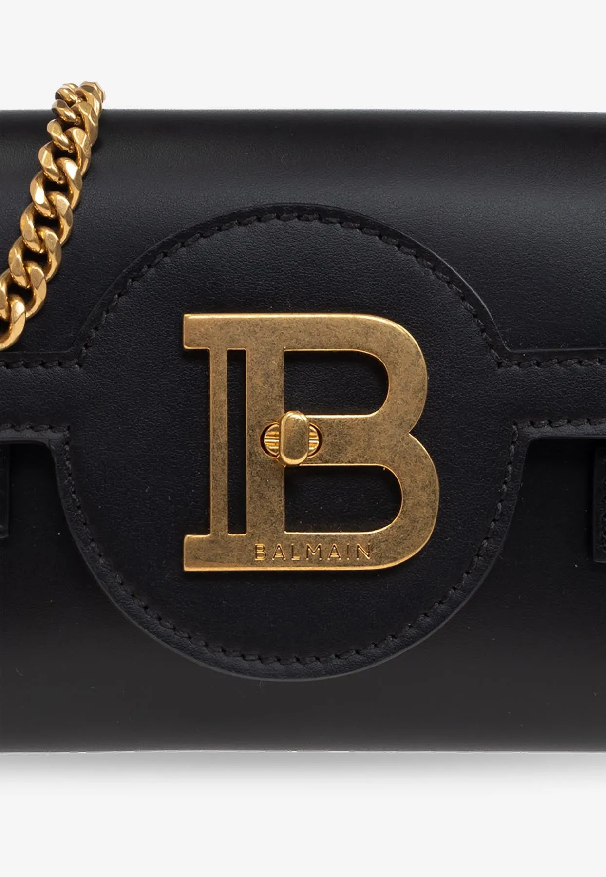 B-Buzz 23 Leather Chain Clutch