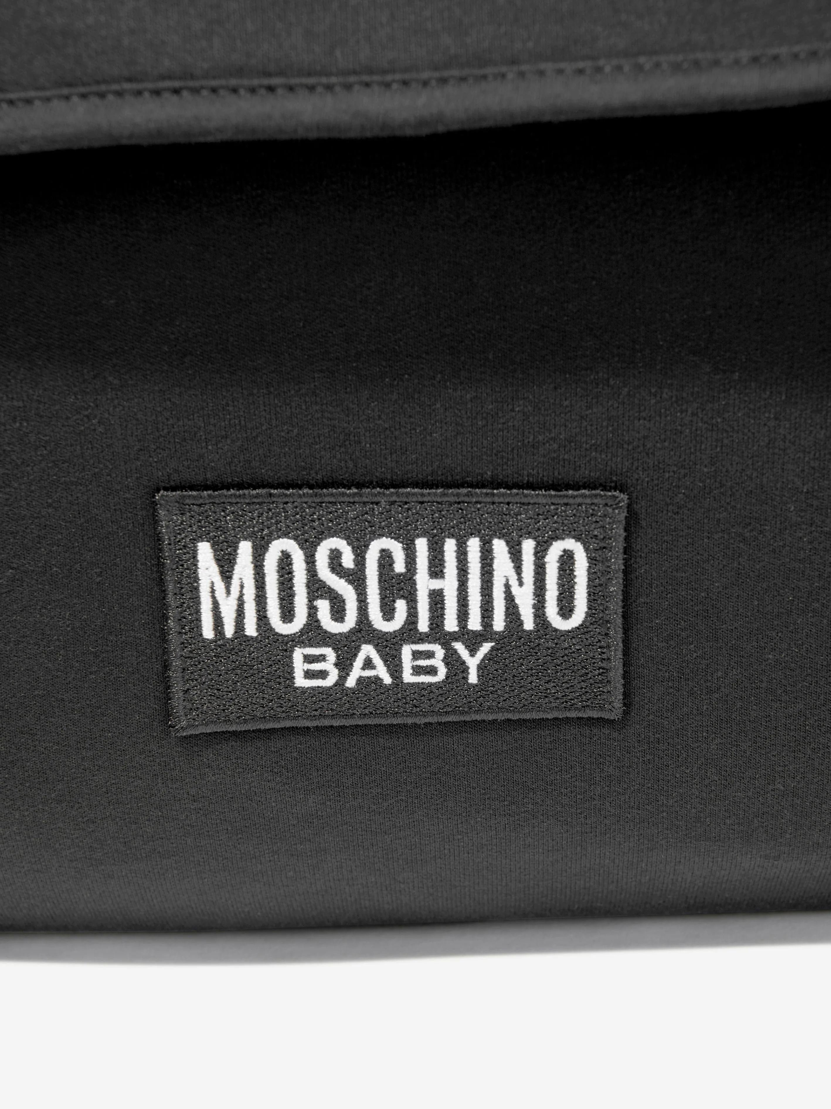 Baby Teddy Bear Logo Changing Bag in Black (39cm)