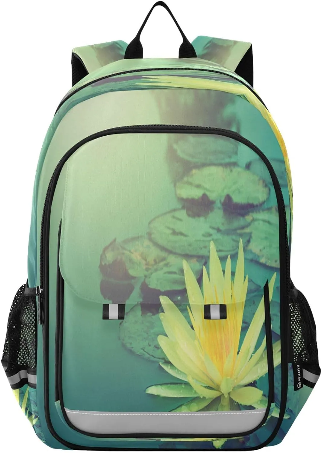 Backpack Bookbag School Bag Travel Bag Beautiful Thai Lotus Zen for Girls Boys Teen