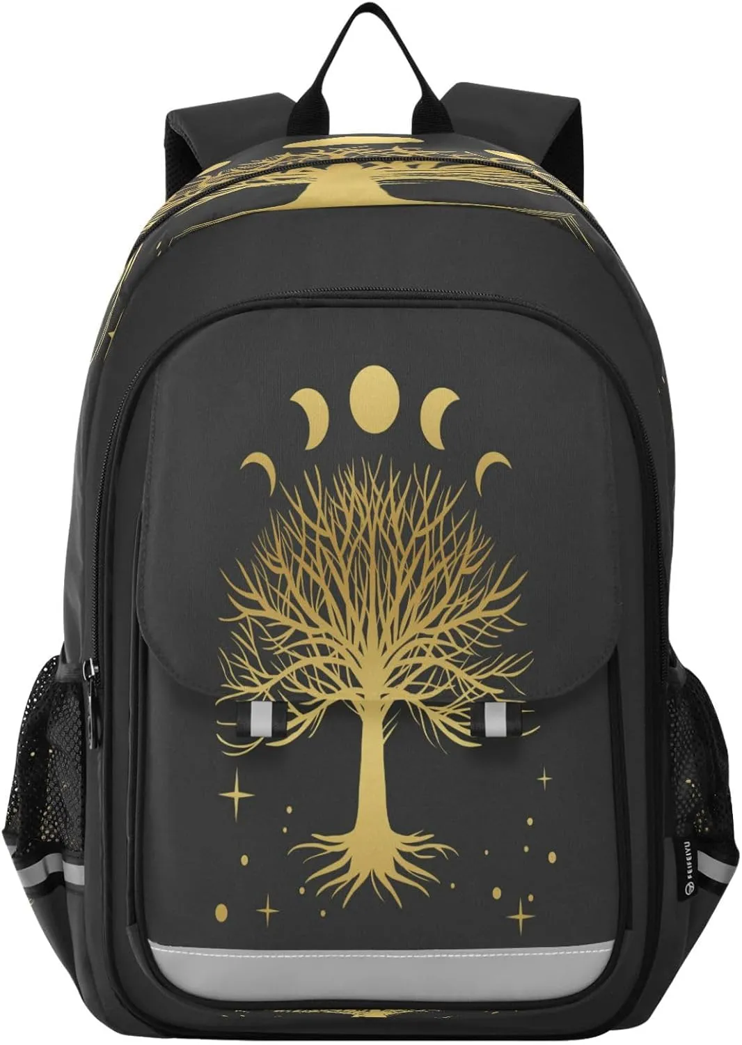 Backpack Bookbag School Bag Travel Bag Sacred Tree and Moon for Girls Boys Teen