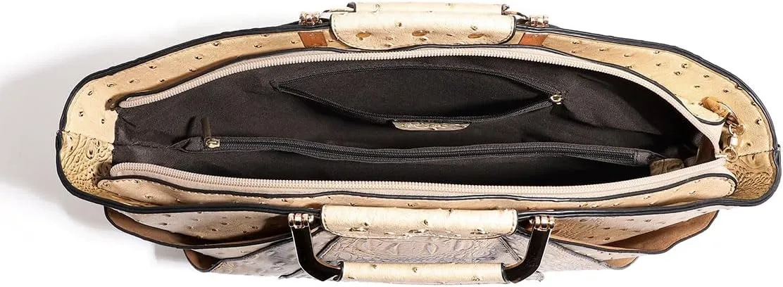 Bag Woman Large Capacity Leather Purse Fashion Designer Metal Top Handle Handbags Women Crossbody Large Bags for Women Tote