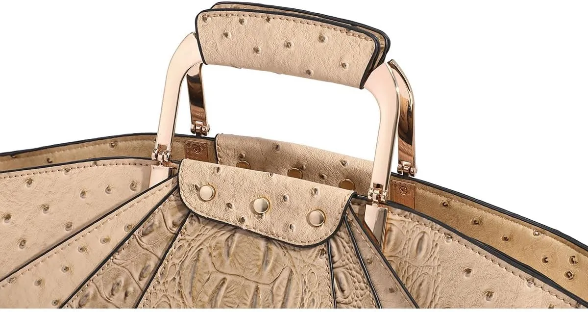 Bag Woman Large Capacity Leather Purse Fashion Designer Metal Top Handle Handbags Women Crossbody Large Bags for Women Tote