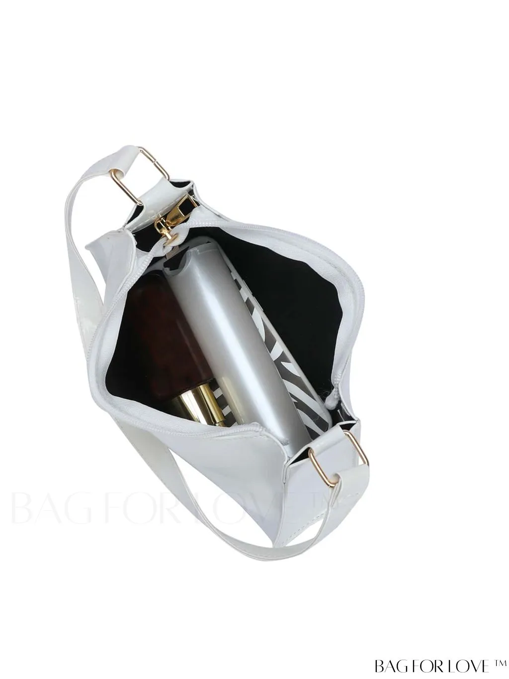 BagForLove - Crocodile-Embossed Khaki Baguette: Sleek and Compact Design