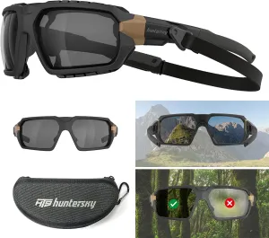 Ballistic Tactical Impact Protection Anti Fog Shooting Glasses Military Grade Airsoft Range…