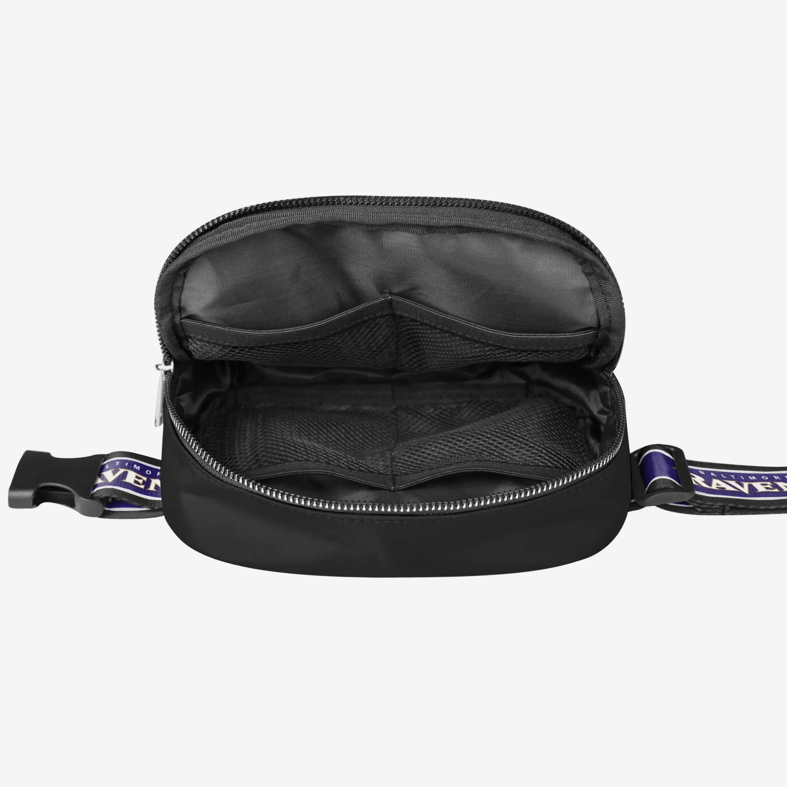 Baltimore Ravens Team Wordmark Crossbody Belt Bag